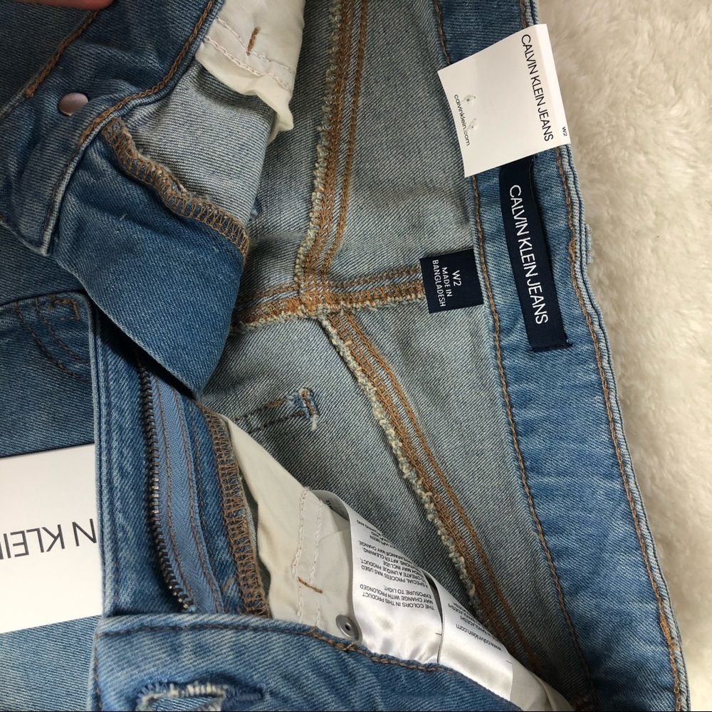 NWT❗️Calvin Klein❗️Denim Mini Skirt - Picture 4 of 6